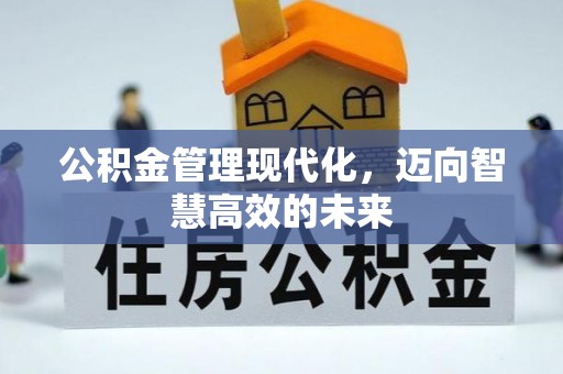 余杭公积金管理现代化，迈向智慧高效的未来