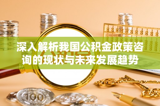 余杭深入解析我国公积金政策咨询的现状与未来发展趋势
