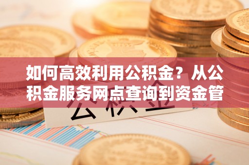 余杭如何高效利用公积金？从公积金服务网点查询到资金管理全攻略